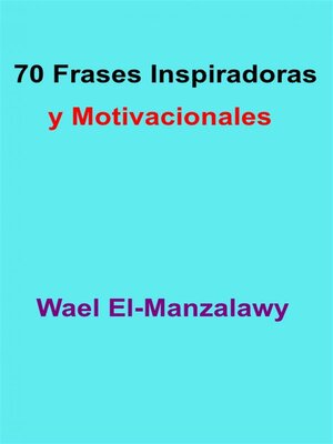 cover image of 70 Frases Inspiradoras Y Motivacionales
